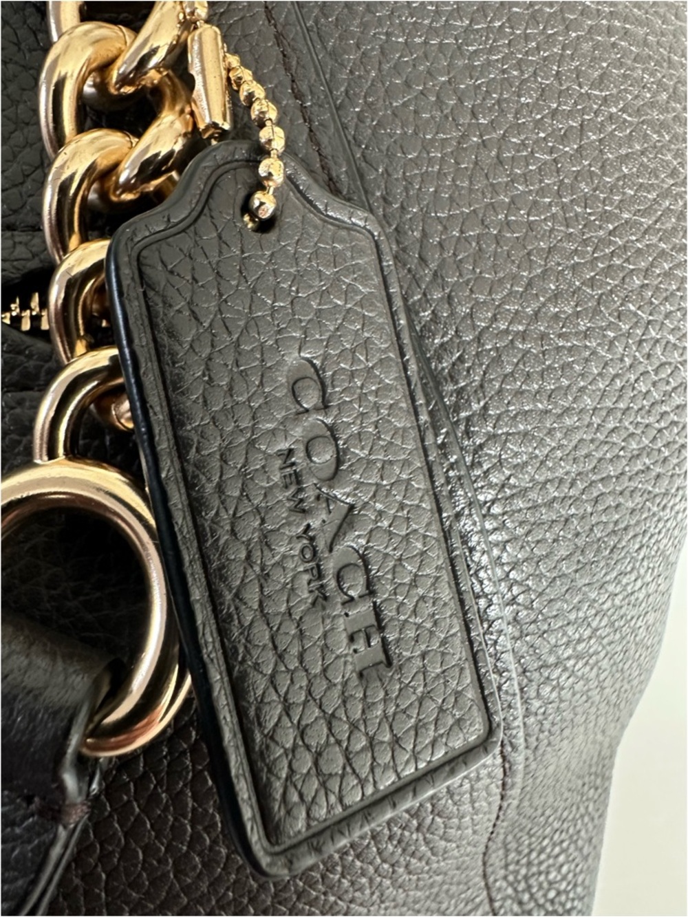 Coach Chestnut Pebbled Leather Gold Hardware Prairie Satchel - Picture 4 of 12